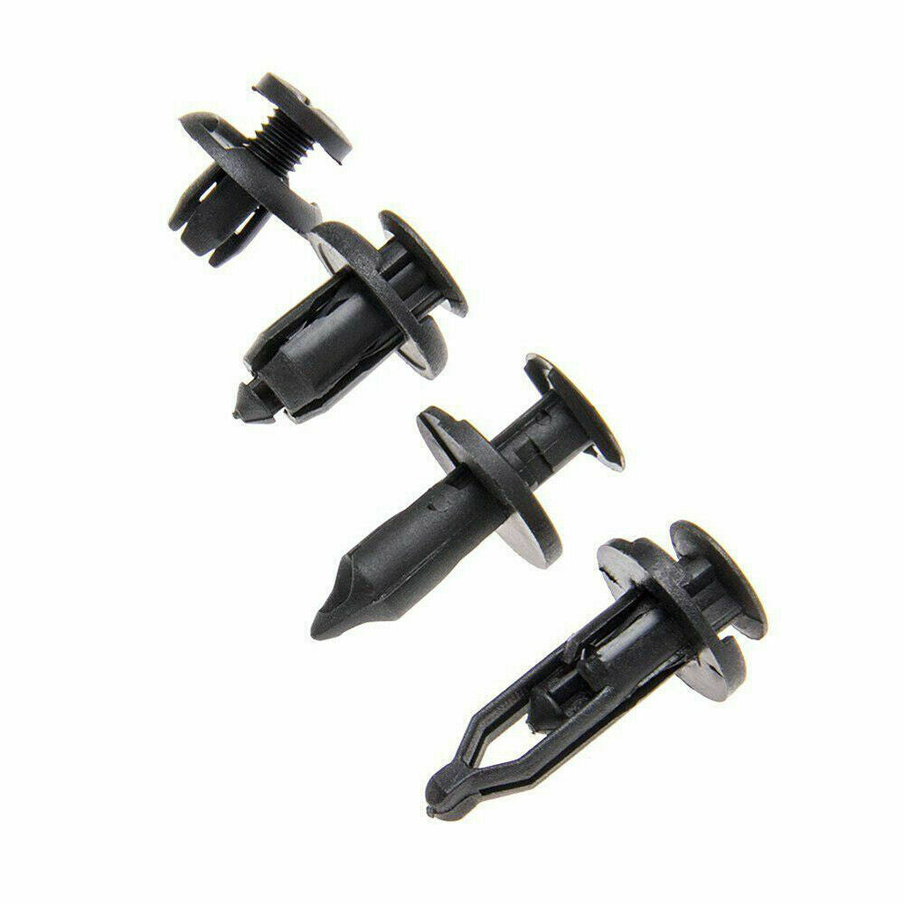 Car Plastic Rivets Fastener Clips Bumper Push Pin Rivet Retainer Trim Moulding !