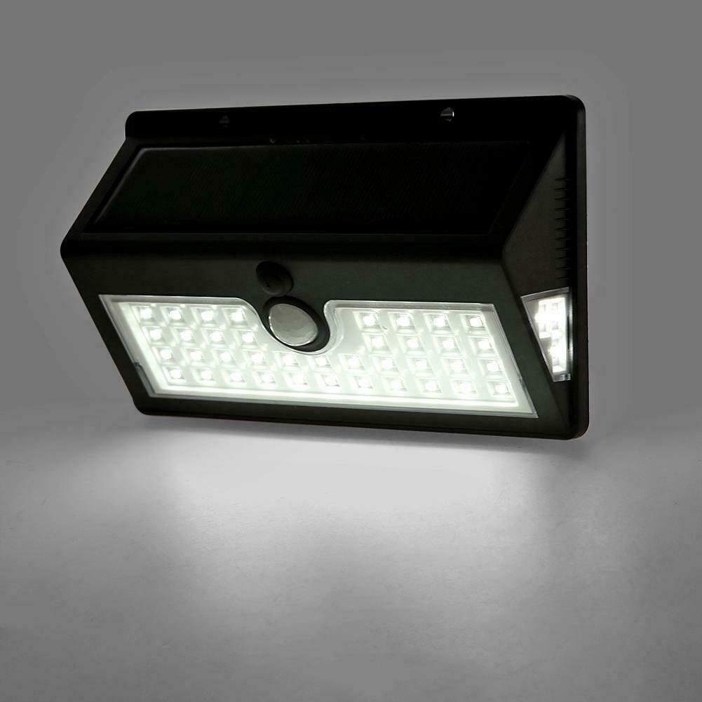 44LED Solar Light Motion Sensor Garden Outdoor Yard IP65 Security Wall Lamp @