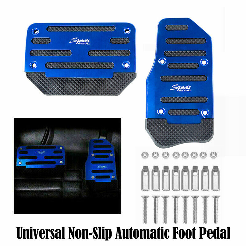 2x Universal Non-Slip Automatic Gas Brake Pedal Pad Covers Car Inner Accessories
