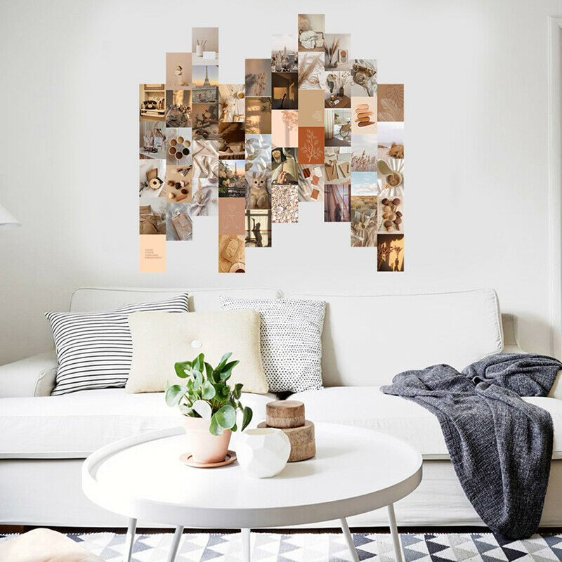 50Pcs Afternoon Wall Collage Dorm Decor for Teen Girls Wall Art Beach Poster Pb