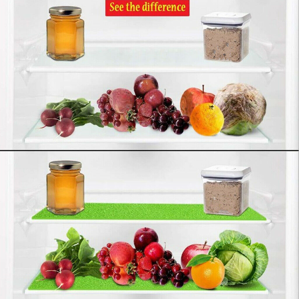 4xRefrigerator Absorbent Sponge Anti-corrosion Pad For Fridge Refrigerator Green