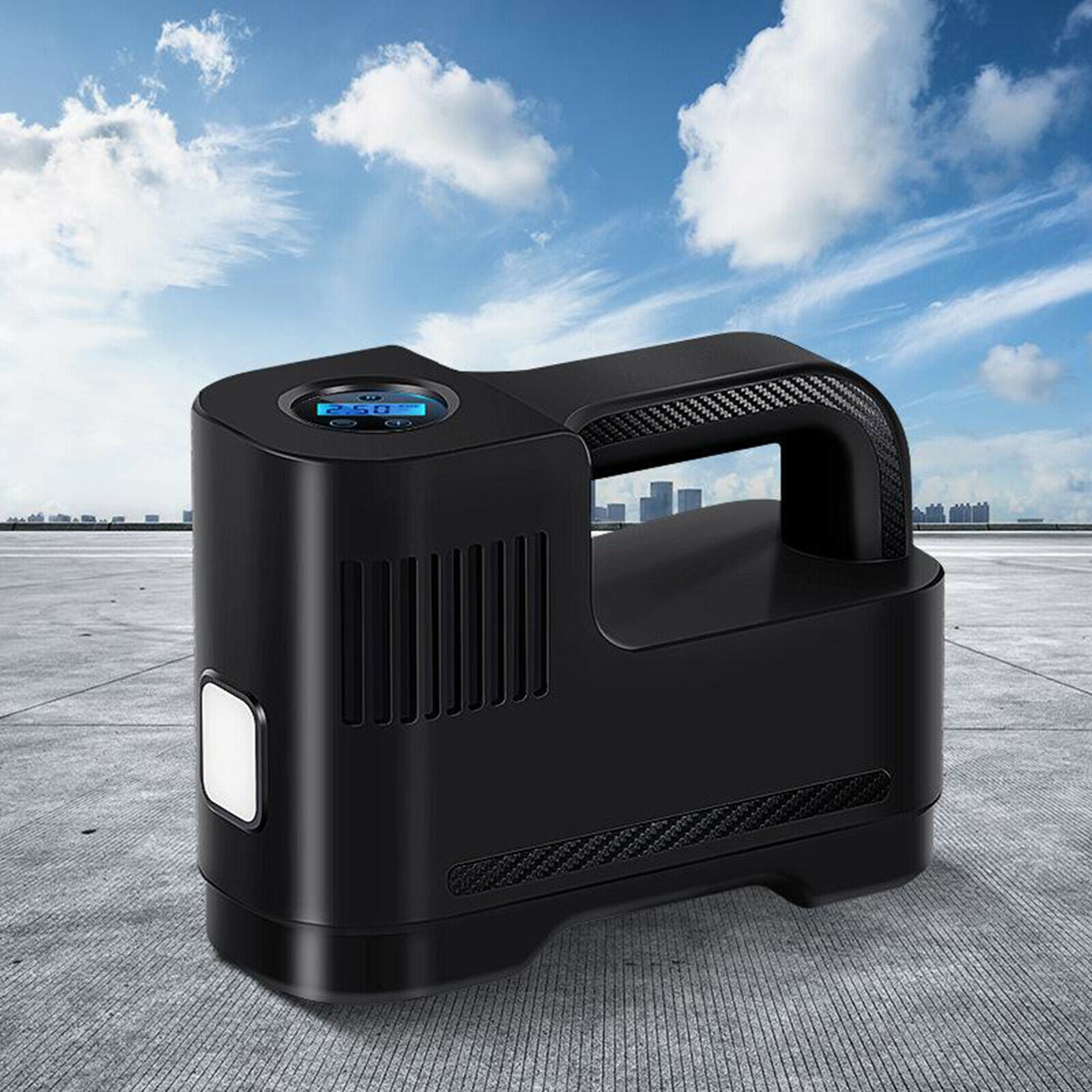 Tyre Air Compressor Inflator Pump Wired Digital With light