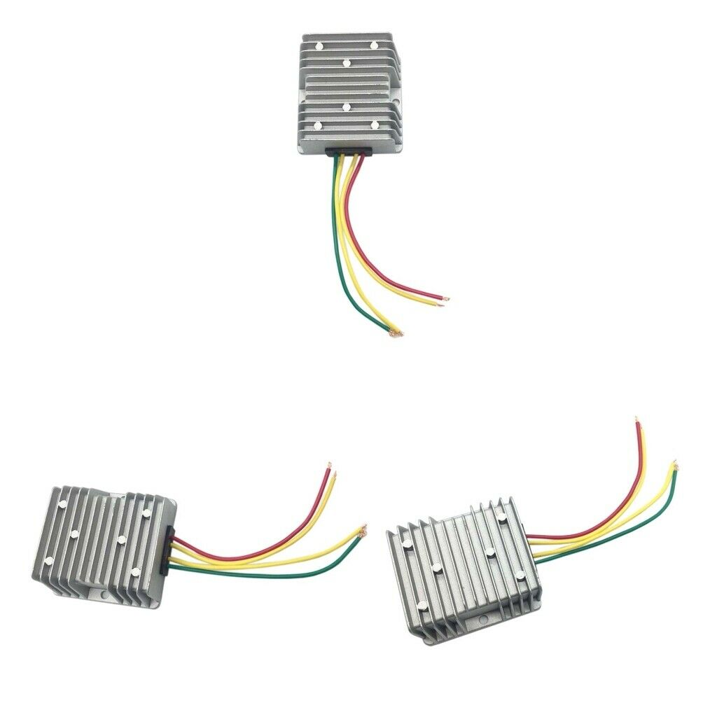 3pcs DC6A 8-40V to 12V Auto Voltage Converter Dustproof Shockproof 72W