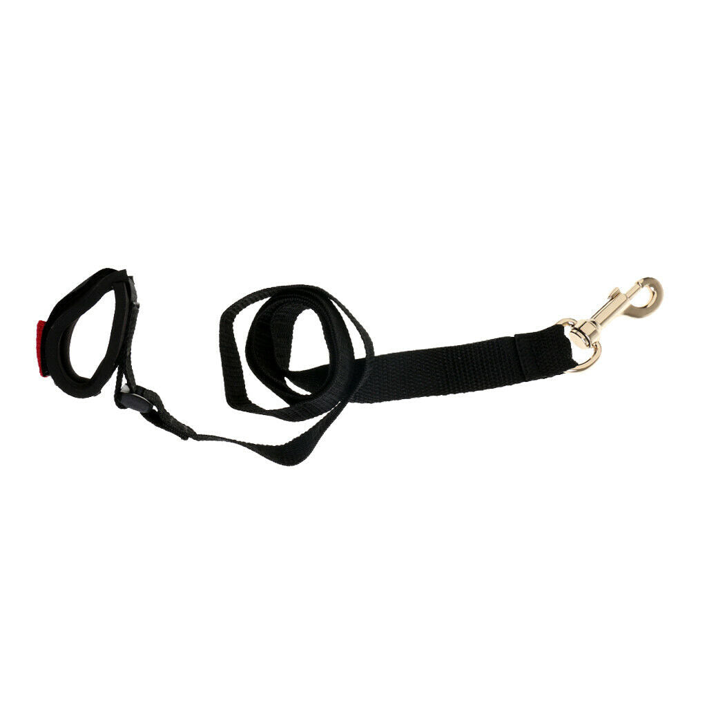 2x 2m Bungee Cord & 1m Webbing Kayak Paddle Leash For Sea Kayaking Paddling