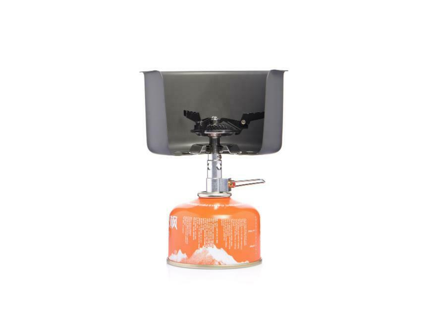 Optimus Hard Anodized Aluminum Clip-On Windshield for Canister Stoves