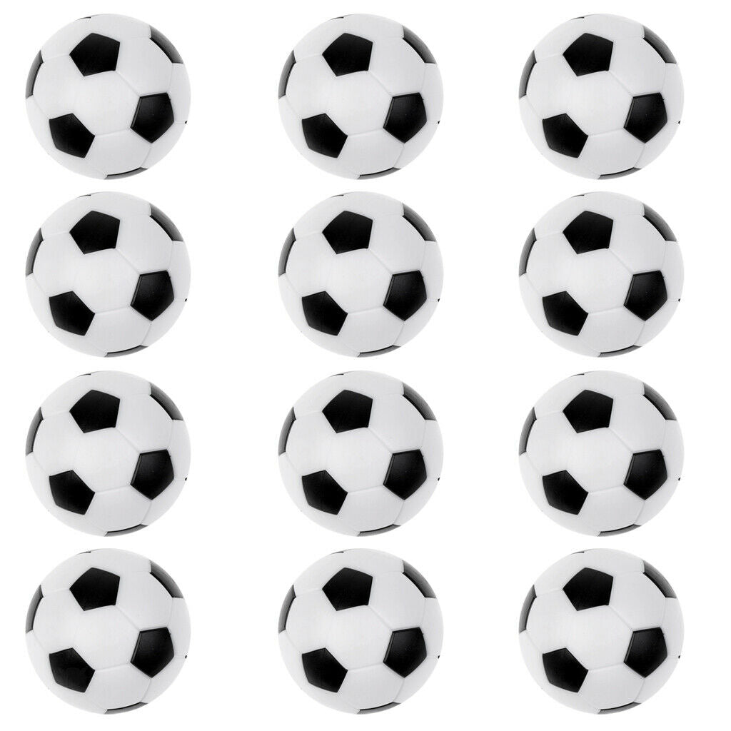 12Pcs/Pack 36mm Foosball Replacement Mini Table Soccer Balls