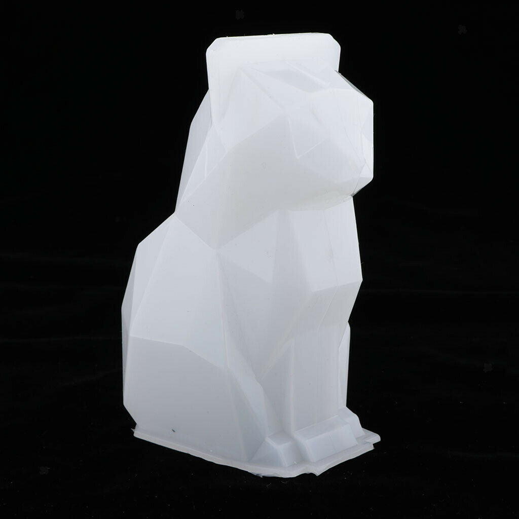 Clear Cats Plastic Candles Mold Soap Moulds for DIY Candles Making Supplies Tool