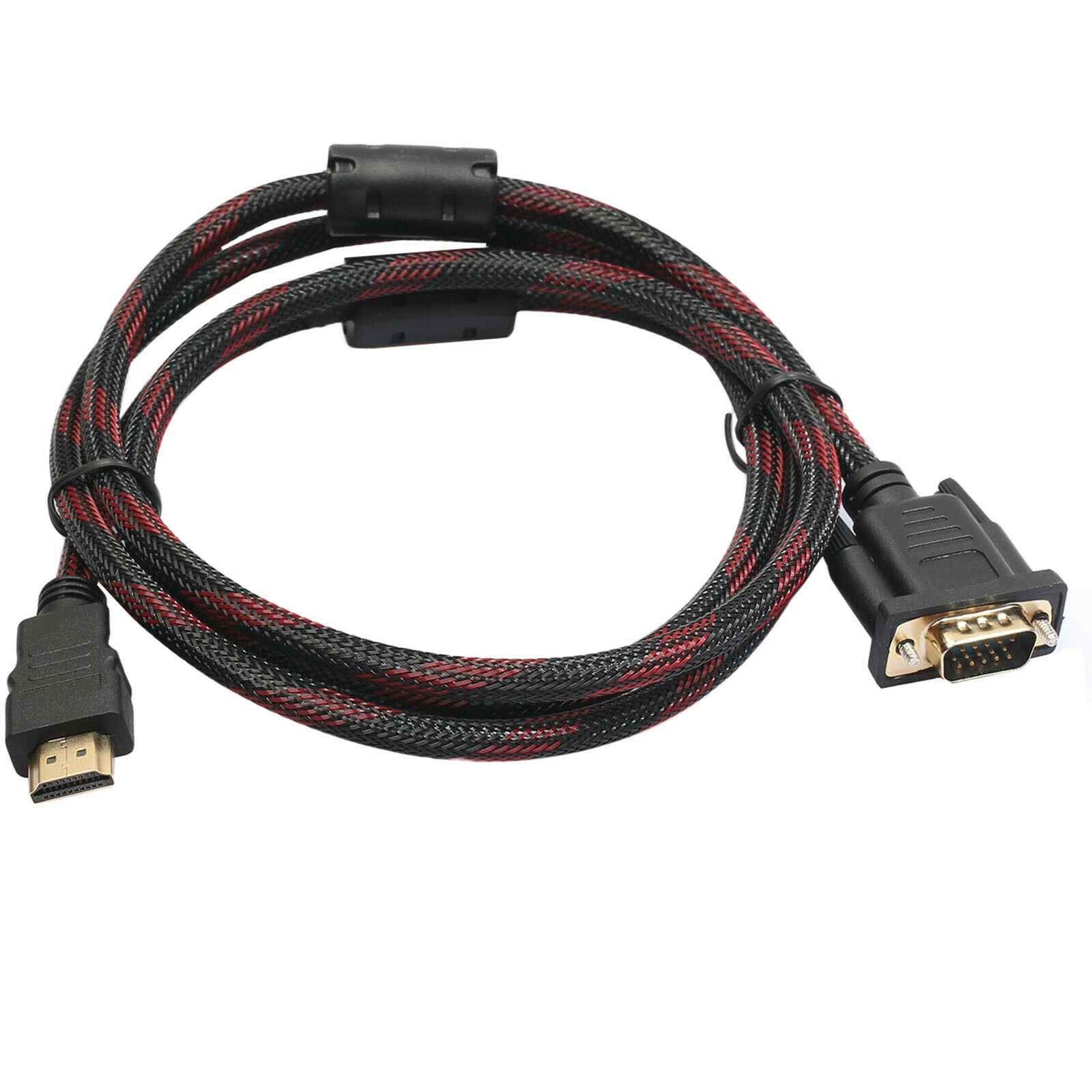 1080p HDMI Male to VGA Male Adapter Converter Cable 15 Pin For PC HDTV DVD