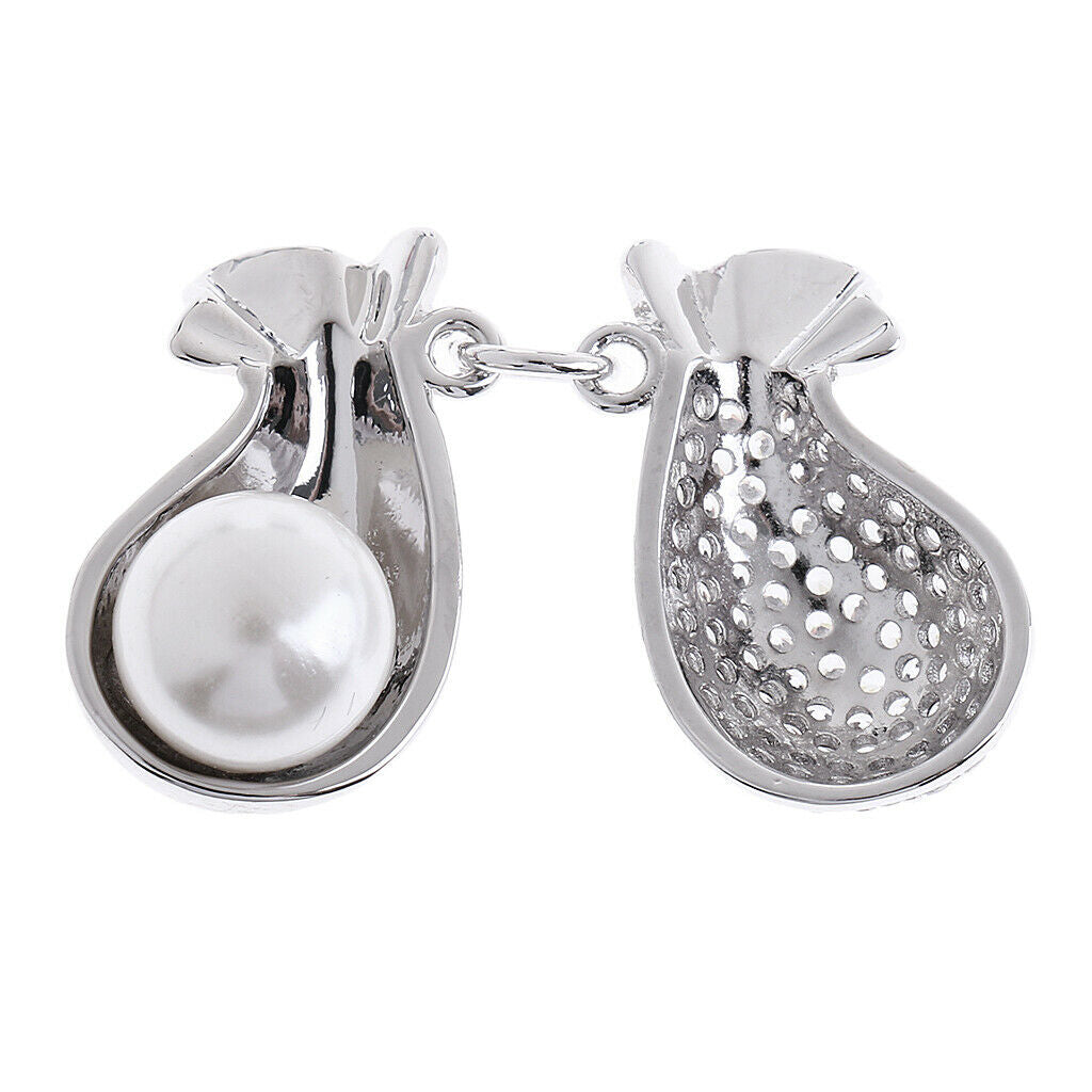 Glitter Crystal Pearls Pendant Girls Woman Fashion Jewerly Valentine's Gift