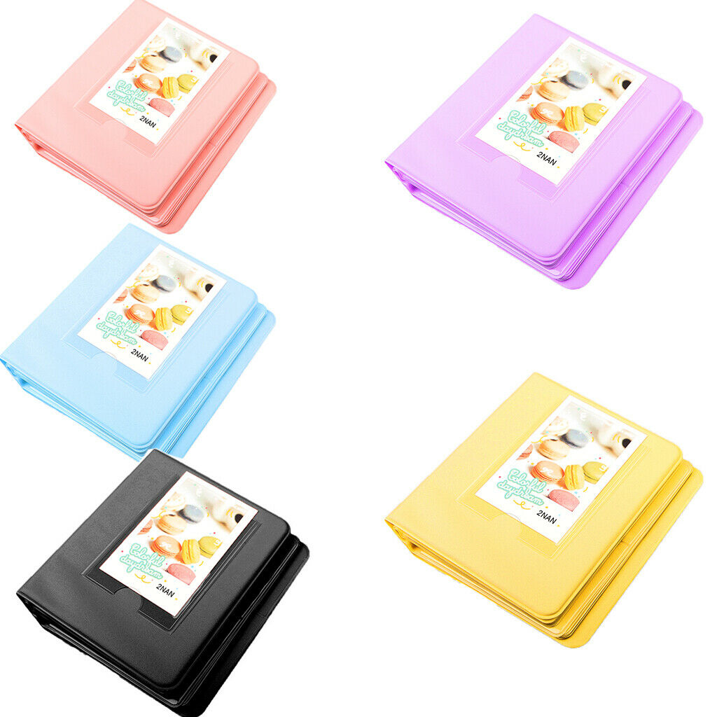 Photo Album Box Book for Fuji Polaroid Instax Mini Film Case  Black