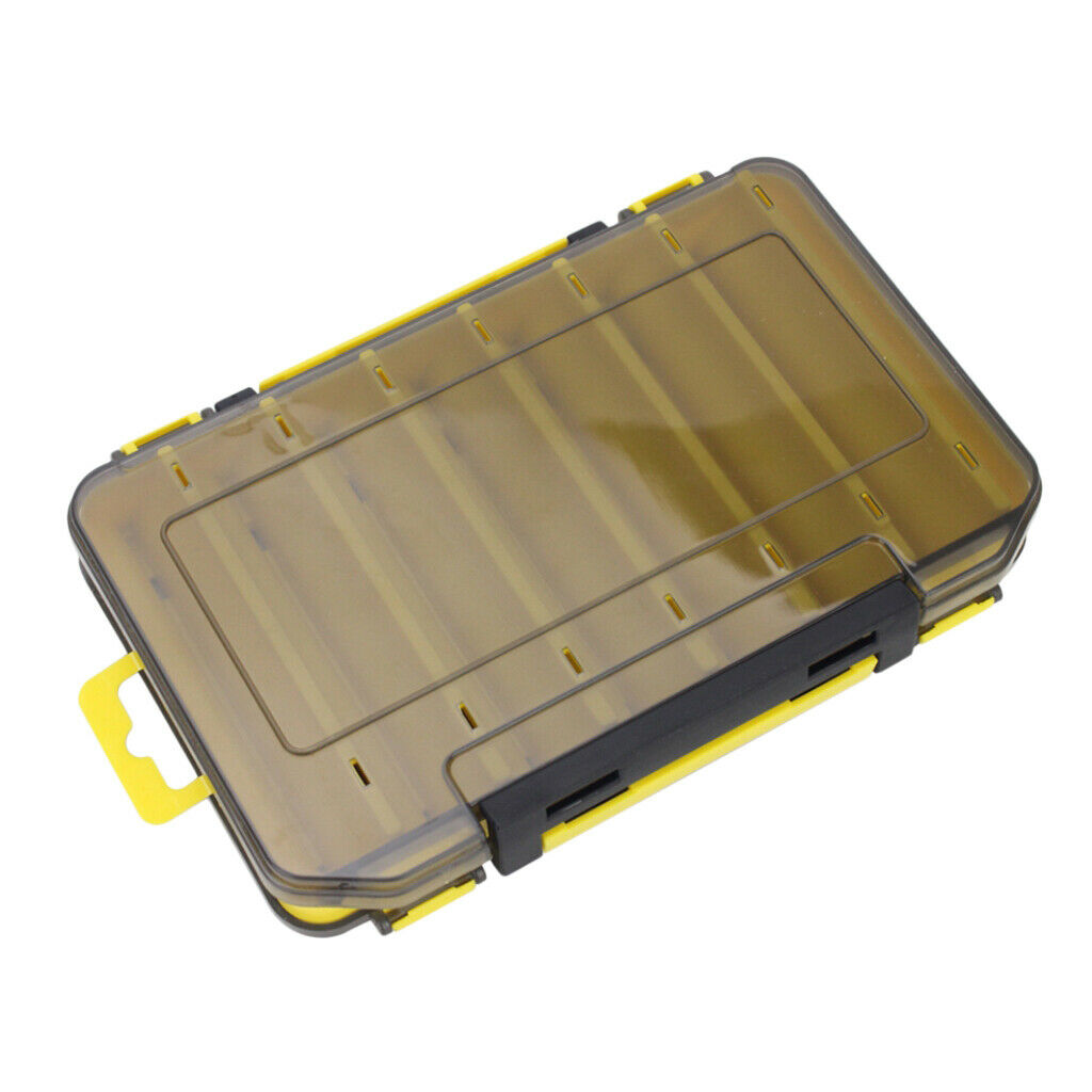 Set of 2 2 Sided Squid Jigs Lure Box Container Organizer Fishing Lure Holder