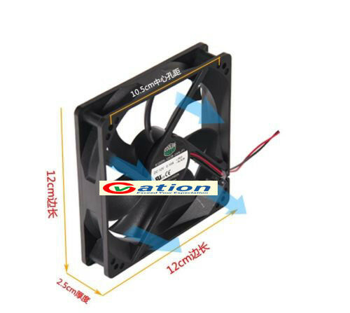 For Cooler Master A12025-12CB-2AN-F1 Super quiet cooling fan DC12V 12025 2wire