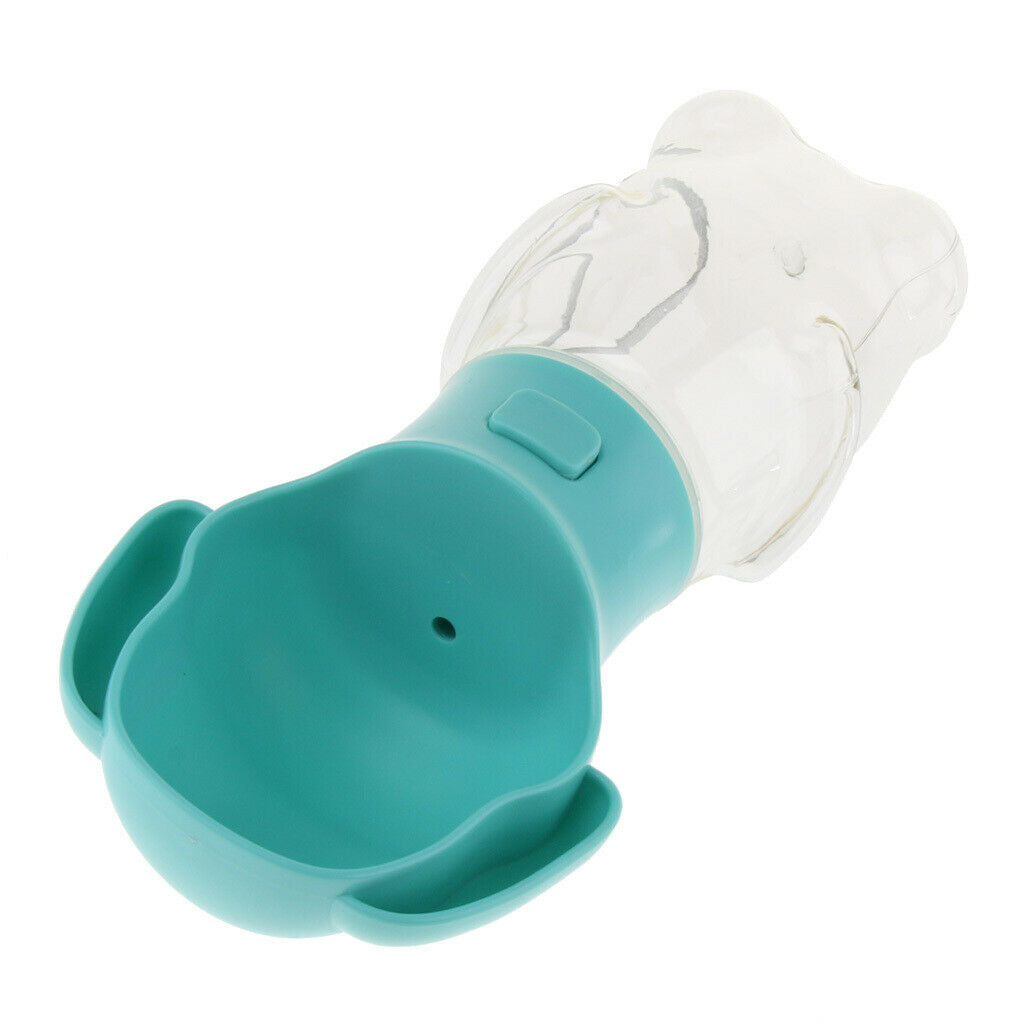 2 in 1 Dog Water Bottle, Leak-Proof Portable Dog Cat Travel Water Cup with Bowl