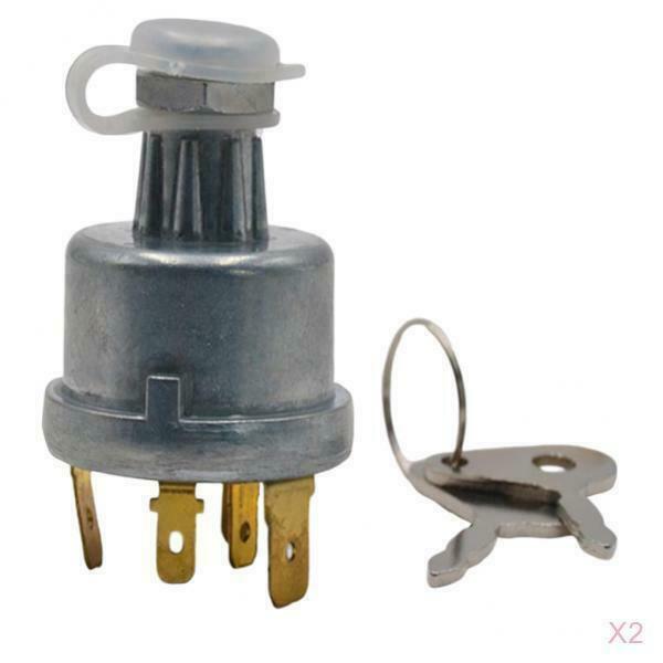 2x New Tractor Ignition Key Starter Switch for Lucas 12 24V 128SA Tractor