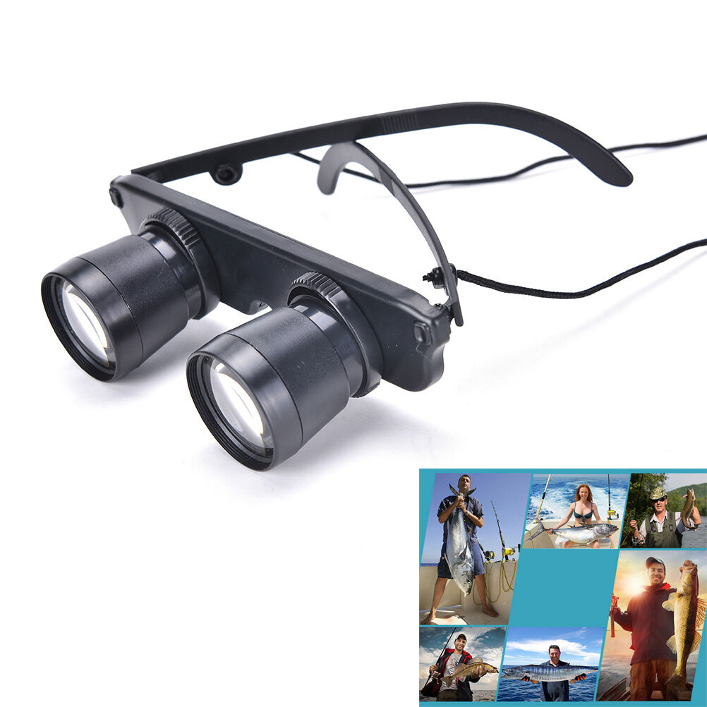 3x28 Magnifier Glasses Style Outdoor Fishing Optics Binoculars Telescope  JRADD