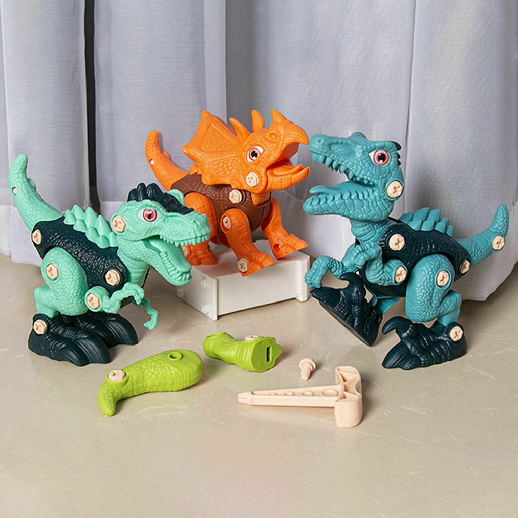 Take Apart Dinosaur Assembling Toys w/ Screwdriver DIY Animal Construction