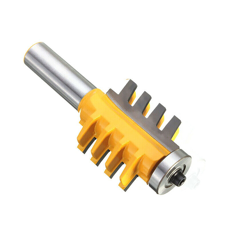 1Pcs 1/2'' Shank Reversible Finger Woodworking Angle Cutter Tool Joint Bit Metal