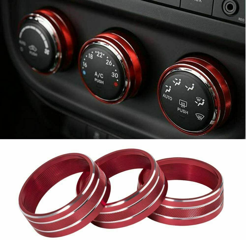 28Pcs Full Set Interior Decoration Trim Kit For Jeep Wrangler JK JKU 2011-2018