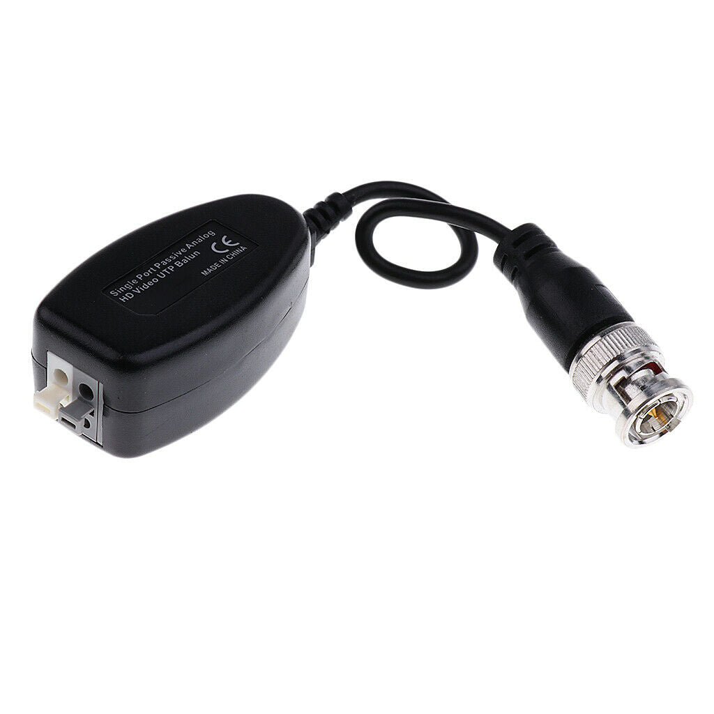 2Pcs Single Port Passive Analog HD Video UTP Balun for HD-CVI/TVI/AHD Camera