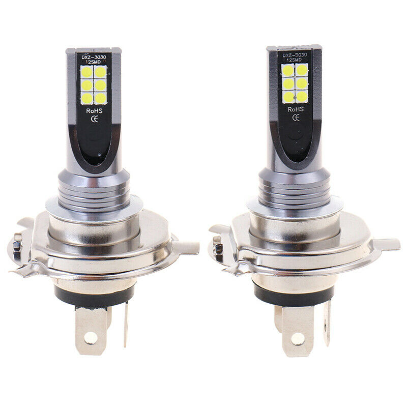 2X H4 200W 12000LM LED Car Fog Light Hi / Lo Beam Globe Bulb HsJCAUJ Kt