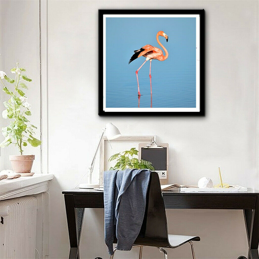 1 Set Daimond Painting Kit Lovely Animal Picture for Wall Decor Flamingos