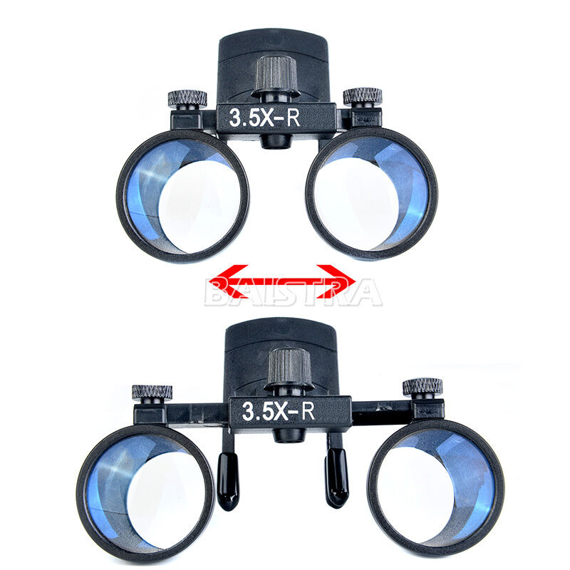 Clip on Medical Dental Clinic Surgical Binocular Magnifier Loupes 3.5X-R DY-110