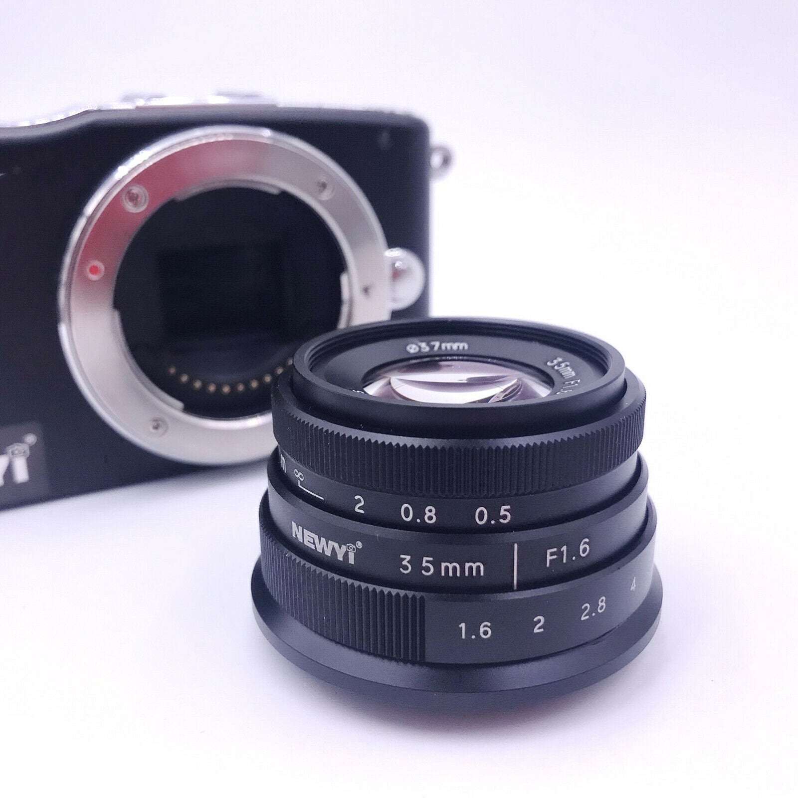 35mm f/1.6 APS-C Lens for Panasonic G2 G3 G6 G7 G9 G85 GF2 GF8 GX8 GH3 GH5