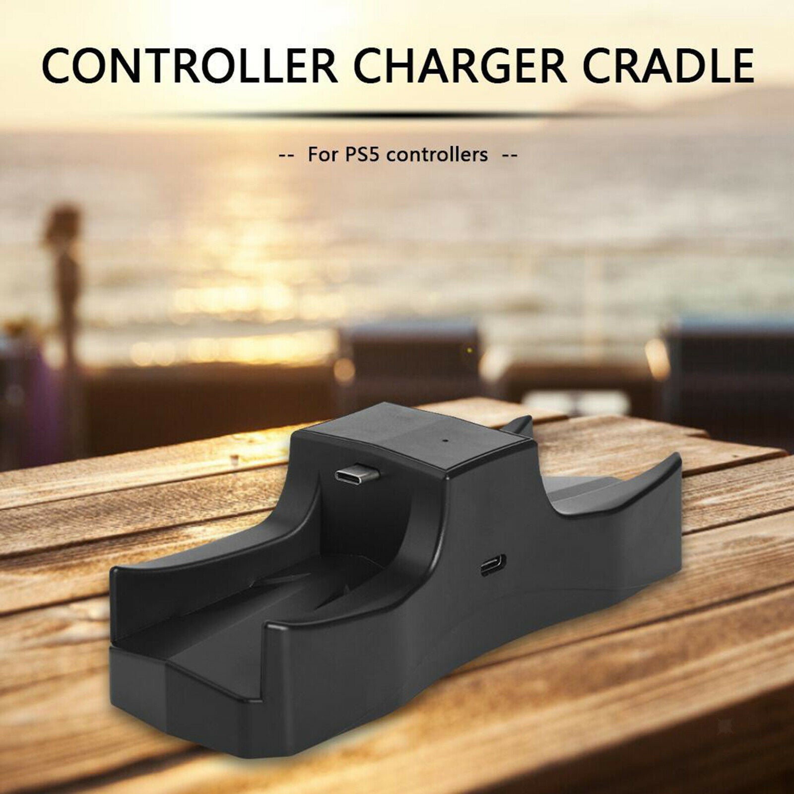 2in1 Dual Charger Controller Charger Fast Charging Stand Light for Sony PS5