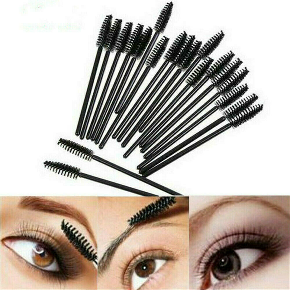 50PCS Disposable Makeup Eyelash Mascara Wands Eyeliner Brush Applicator Tool Kit