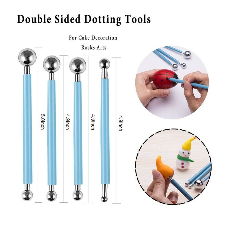 1X(20 Pieces Modeling Clay Sculpting Tools Set Polymer Clay Tools Include Ca8J9)
