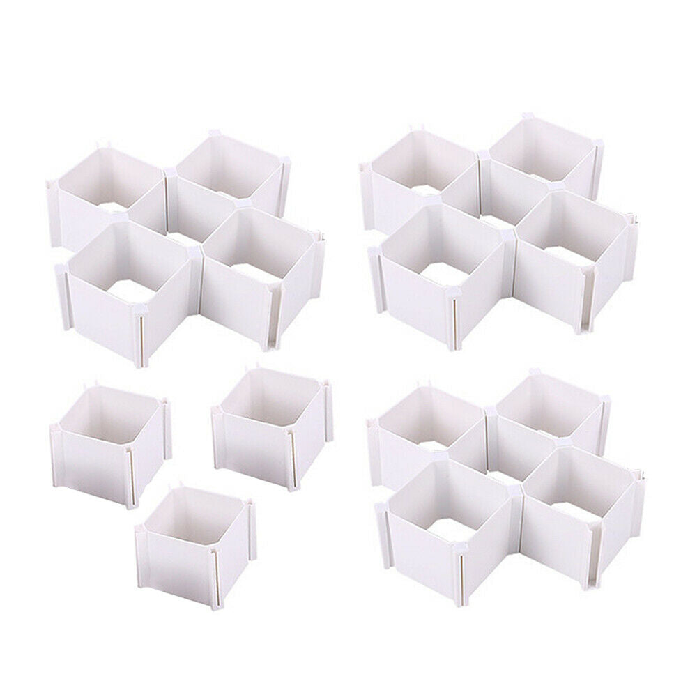 Pack of 18 Freely Combined Cube Drawer Dividers Organizers for Drawers Dressers