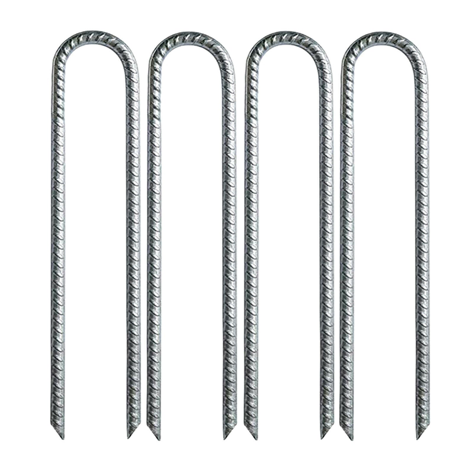 Heavy Duty Trampoline Stakes Galvanized Steel Wind Anchors for Garden Fences
