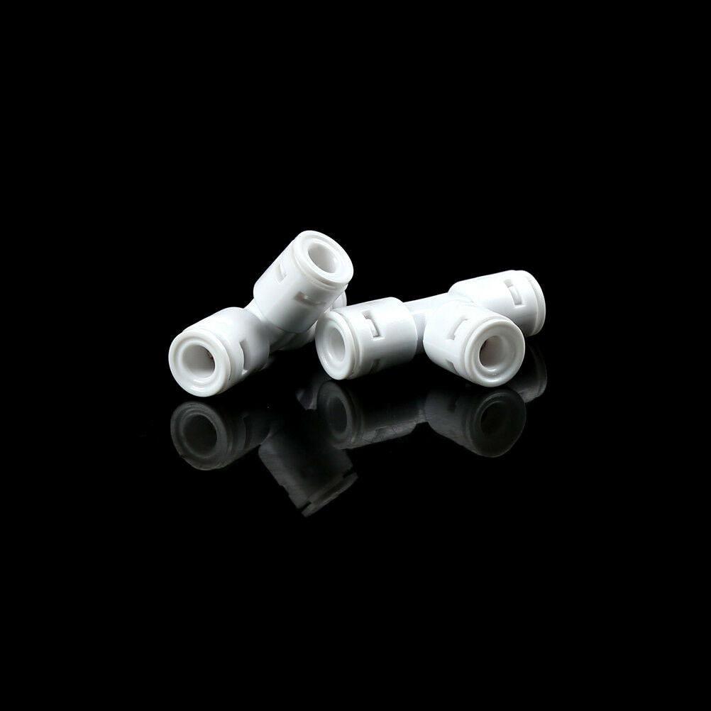 2pcs 1/4" 3-way Union Tee Tube Quick Connect Push Fit RO Water Reverse OsmY1