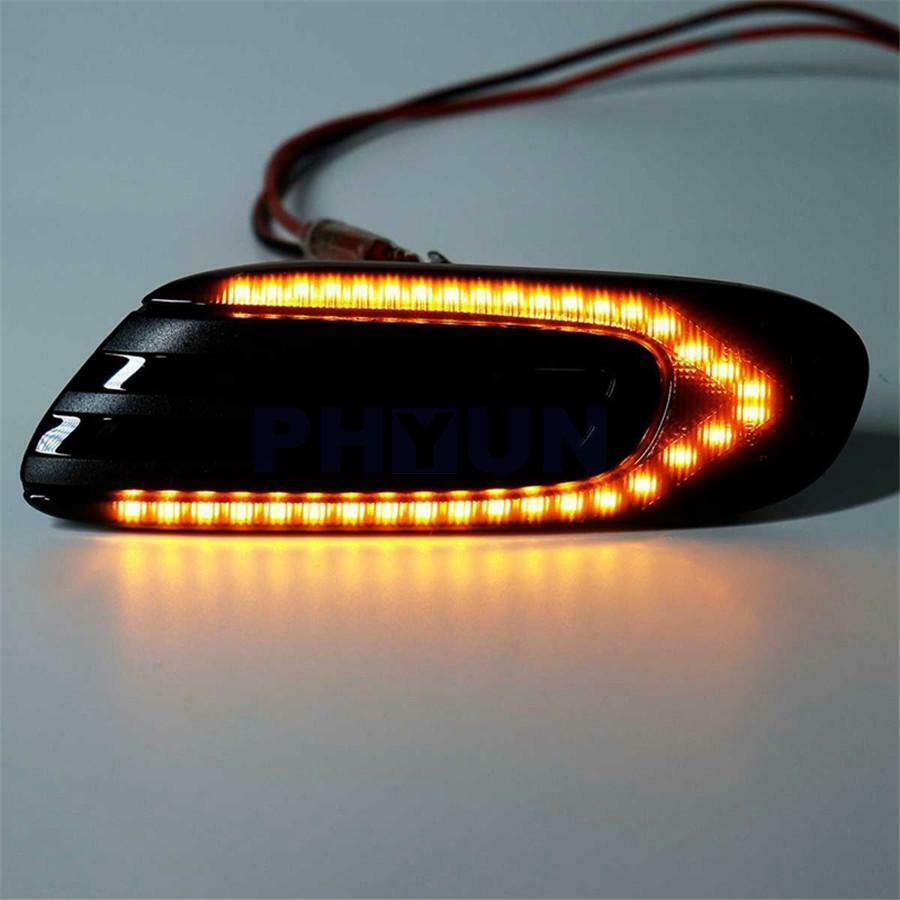 For Mini Cooper 2014-17 F55 F56 F57 Dynamic Flowing LED Side Indicator Lights 2x