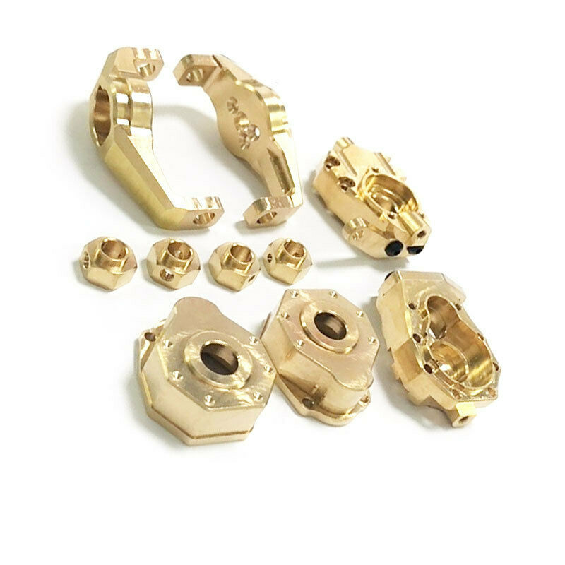 1 Set Racing Brass Upgrade Parts For 4WD 1:10 TRX-4 RC Cars Crawler #TRX4-S01