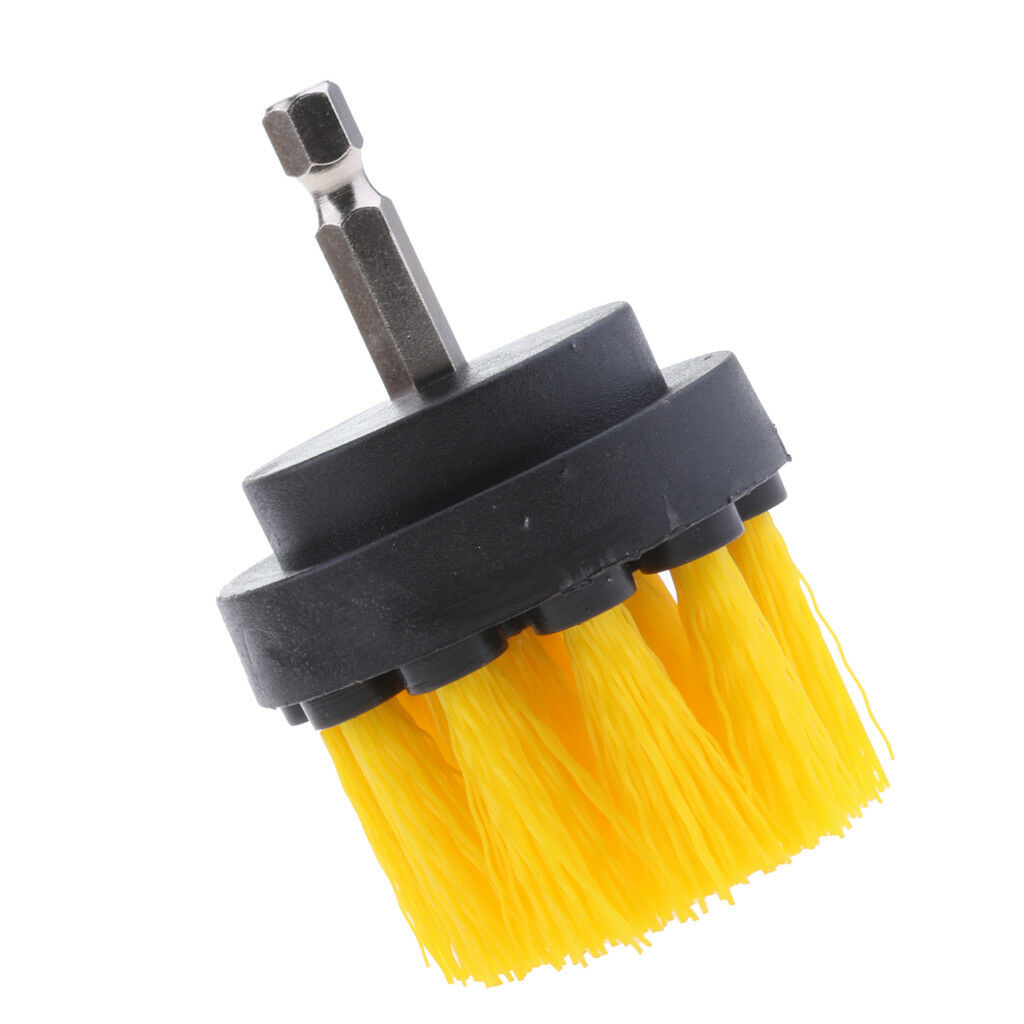 4x Scrub Brush Electric Drill Attachment Kit Cleaning Brush for Marble Grout