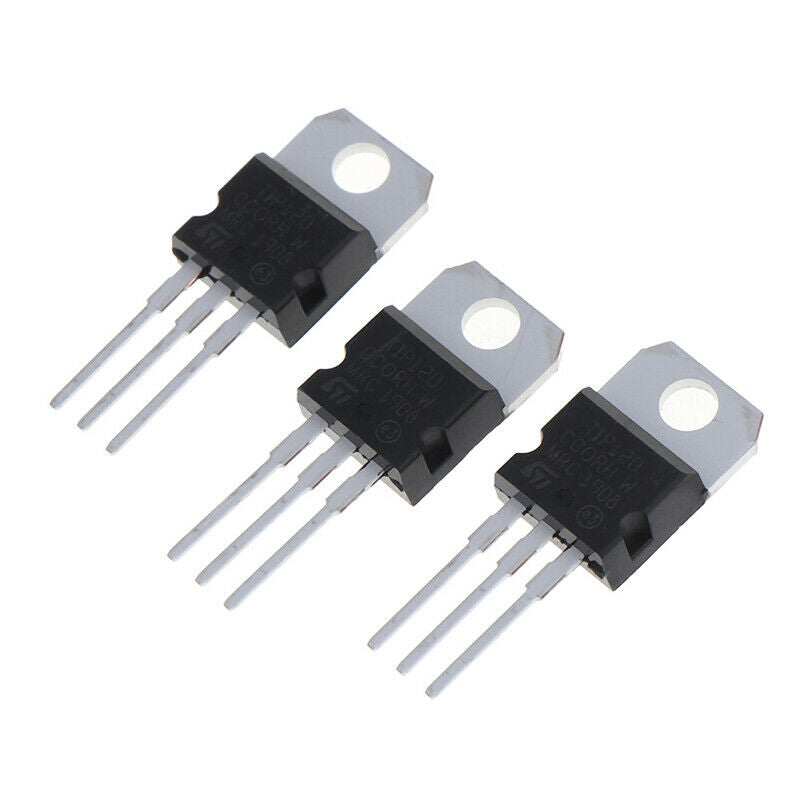 10 PCS TIP120 Darlington complementary silicon power transistor in-line T.l8
