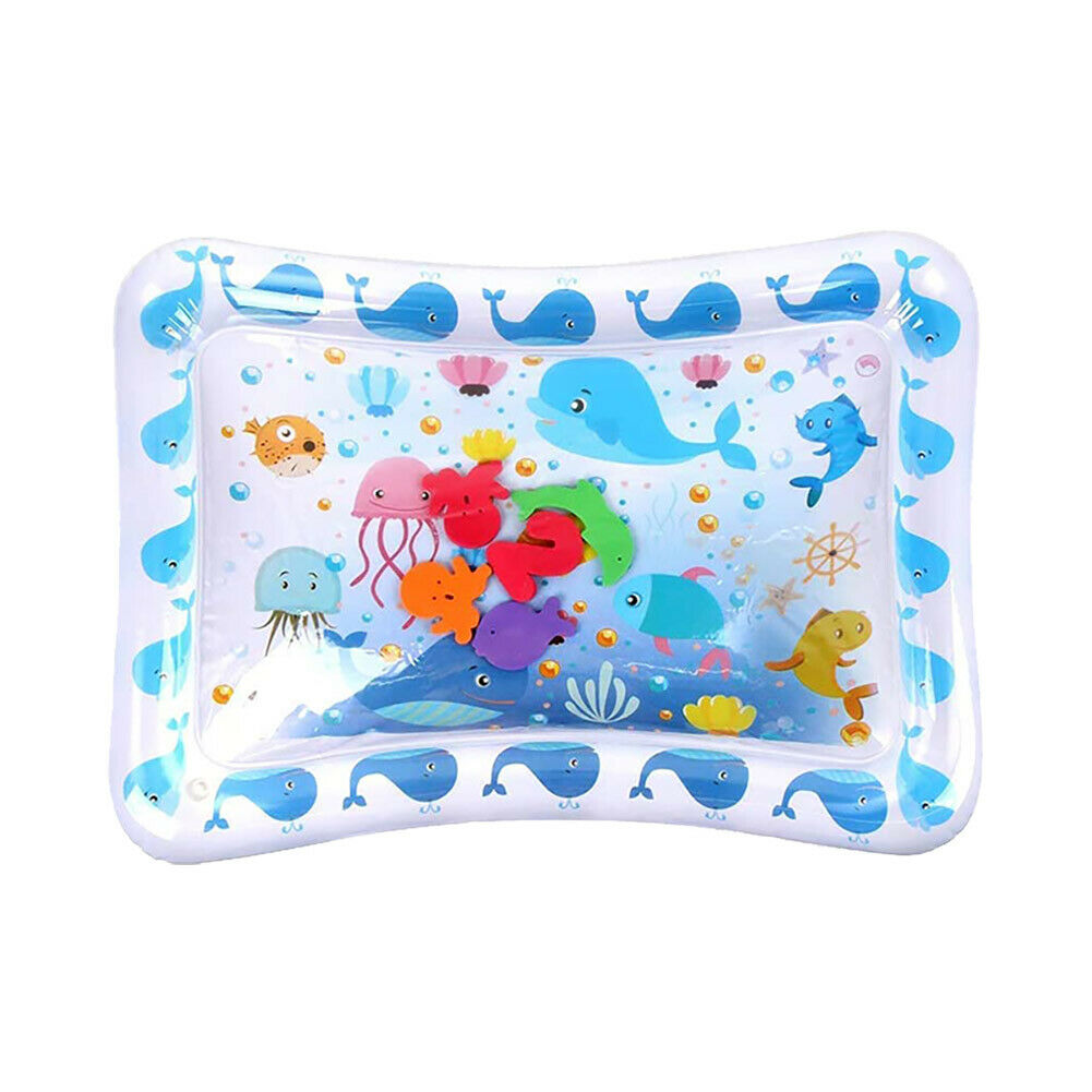 Inflatable Baby Water Mat Novelty Play Center Kid Children Infants Tummy Time HN