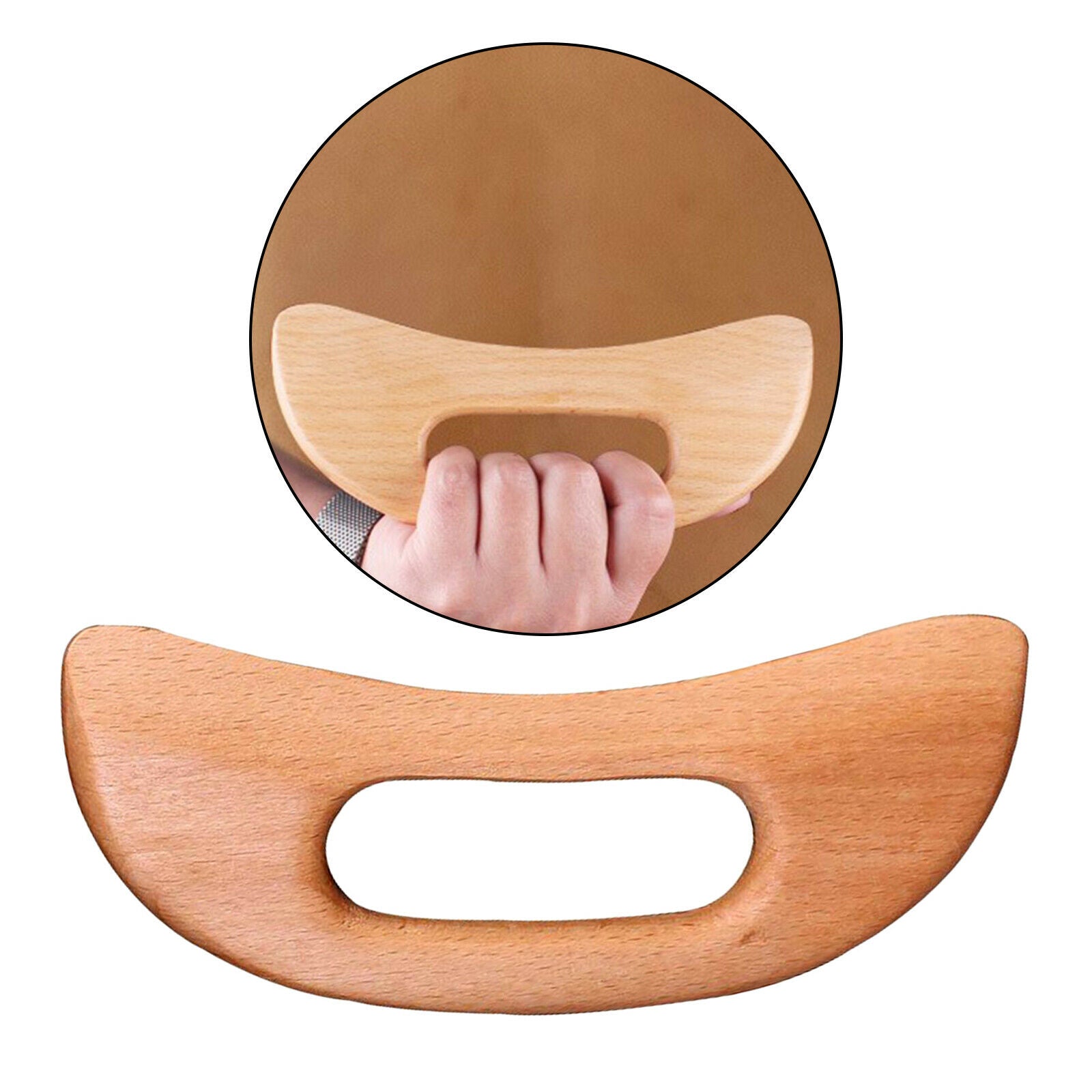 Beech Gua sha Massage Tool for Soft Tissue Release Legs Arms Shoulder Pain