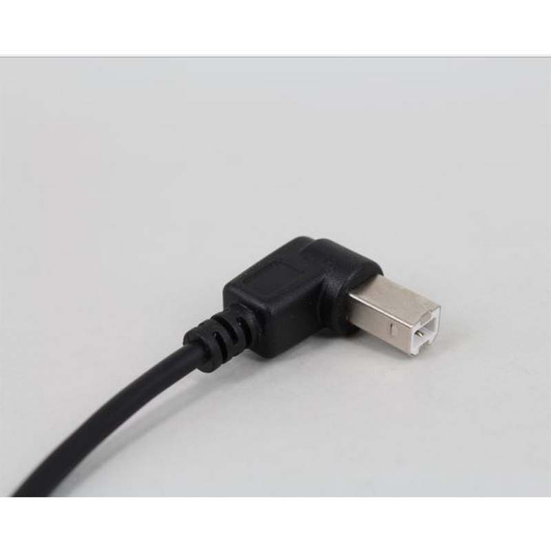 10pcs 90°USB2.0 Female to Printer Scanner B Male Cable Cord lead & Screw Lock g