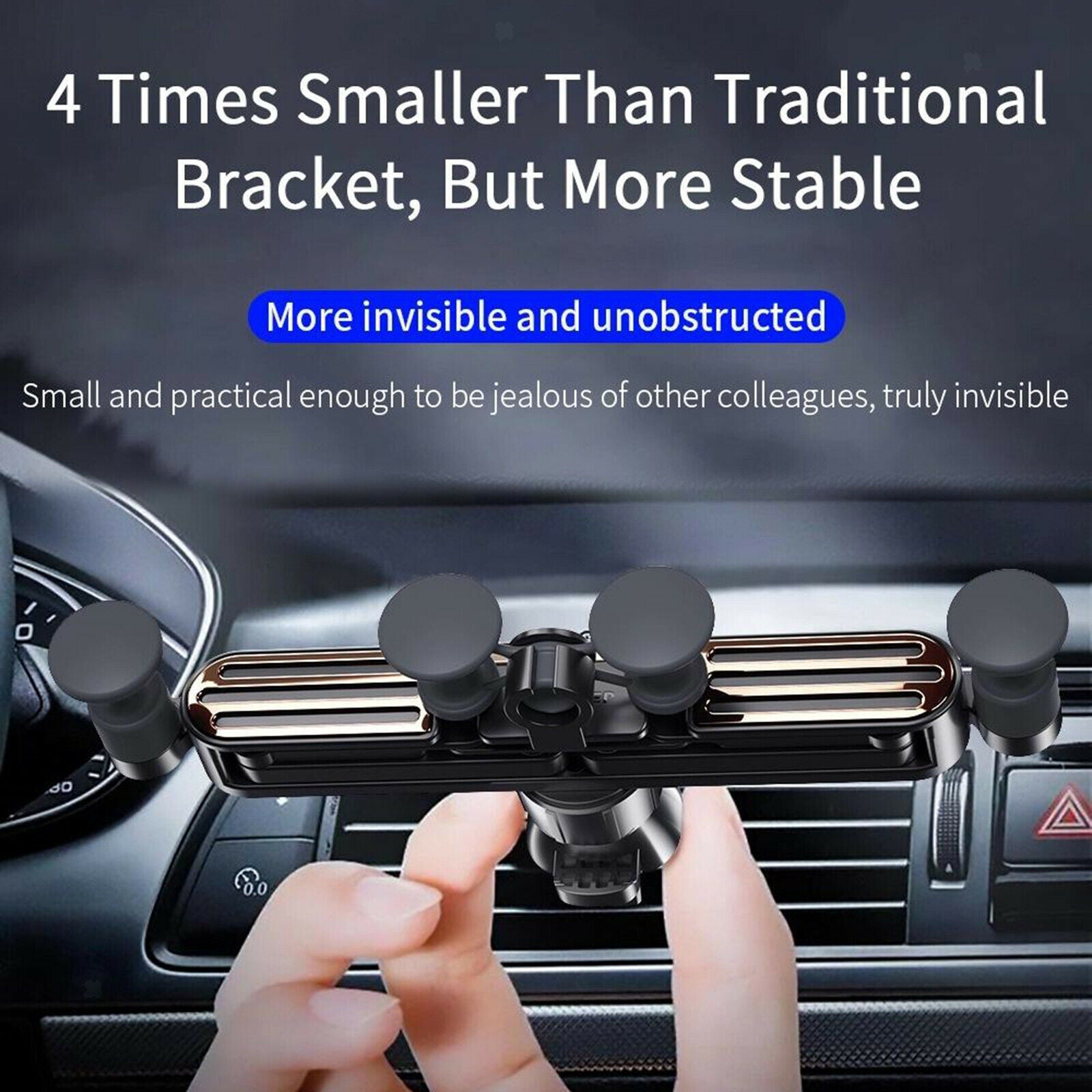 Cell Phone Holder for Car Air Vent Clip 4-Point Gravity Phone Car Holder