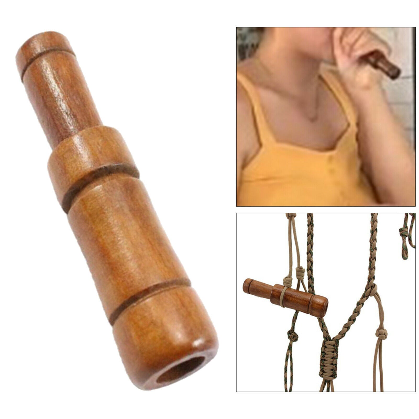 Durable Outdoor Duck Call Whistle Sound Lure Wild Gooses Camping Hunting