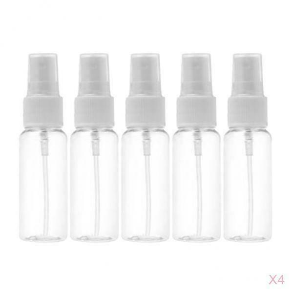 20Pcs Transparent Bottle 30ml Makeup Atomizer Bottles for Essential Oils