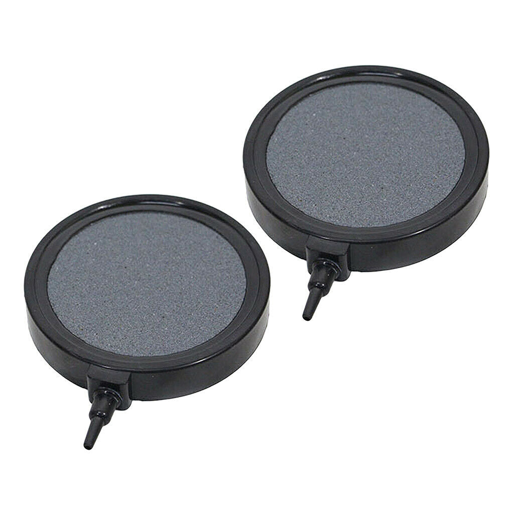 2pcs Aquatic Air Stone Air Disk Air Curtain Aerator for Aquarium Fish Tank