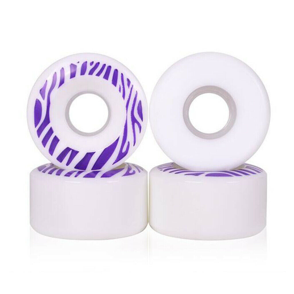 4pcs/set Replacement PU Outdoor Inline Hockey Skate Wheels 80A 55x32mm