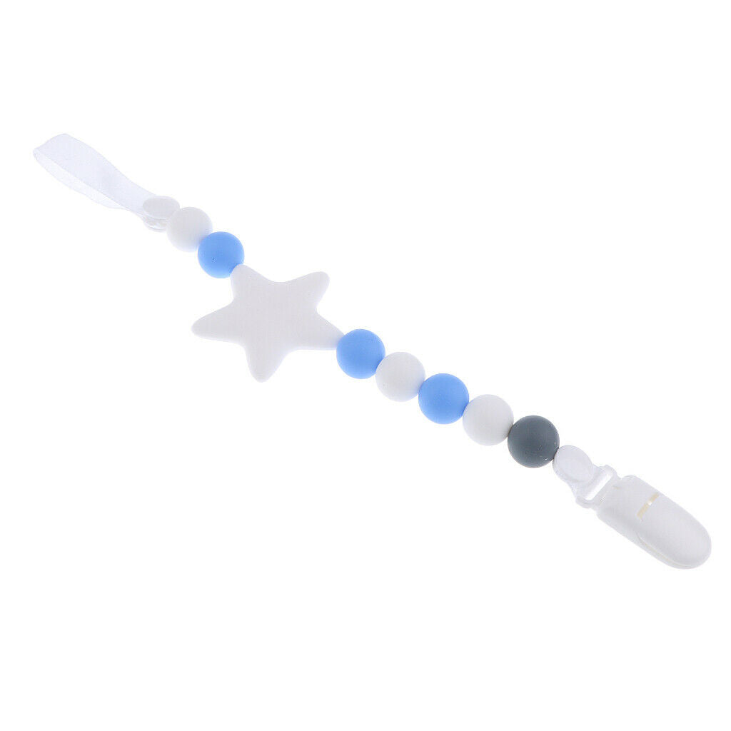 Kids Baby Boy Girl Pacifier Soother Nipple Strap Chain Clip Holder Style 1