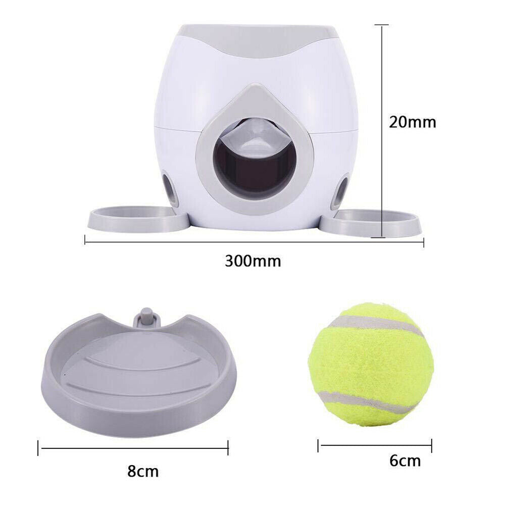Automatic Pet Feeder Fetch Tennis Ball Launcher For Dog Training Game Toys Ball