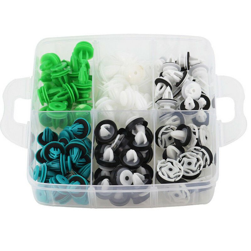500PCS Car Door Panel Trim Fenders Bumper Rivet Retainer Push Pin Clips Mixed