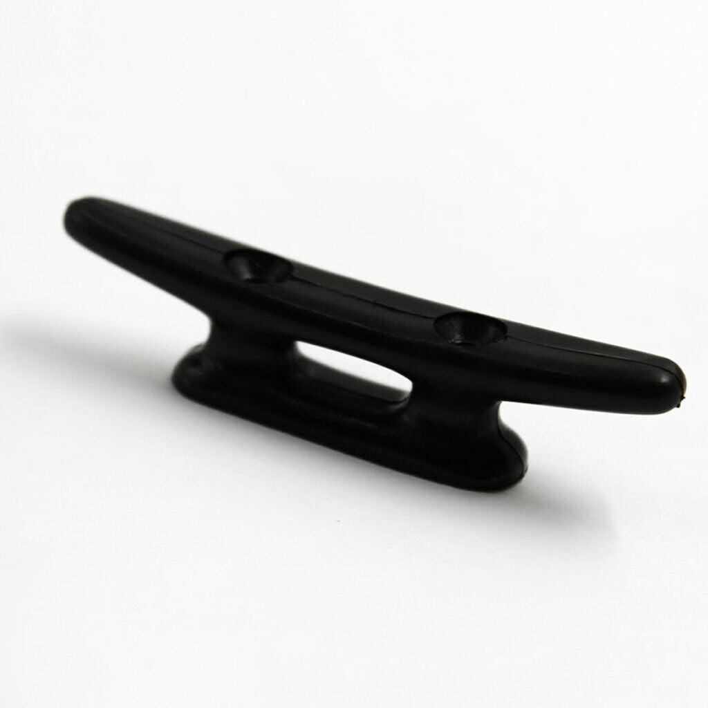 2pcs 3" Black Nylon Closed Base Marine Boat & Dock 3 inch Cleat