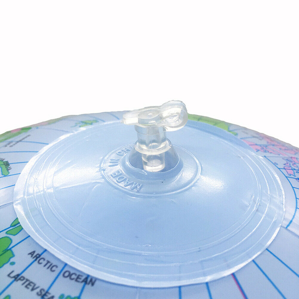 30cm Inflatable Globe World Earth Ocean Map Ball Geography Learning Toys @